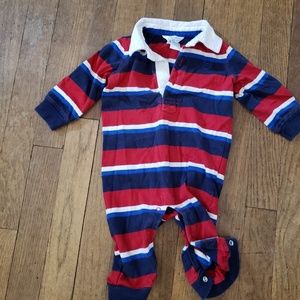 NWOT Chaps color blocked 1pc bodysuit